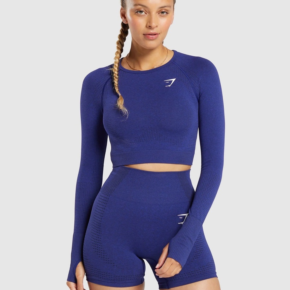 Vital Seamless Long Sleeve Crop Top